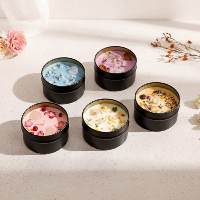 Bougie parfumée cristal en cire de soja
