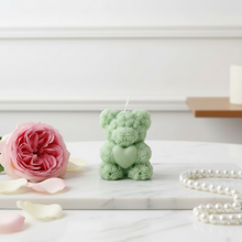 Bougie parfumée ourson rose - vue 7