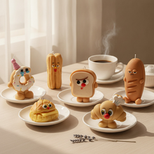 Bougie gourmand parfumée lait et café - vue 1