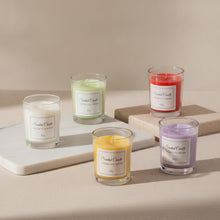 Coffret bougies d'aromathérapie en verre - vue 1
