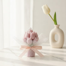 Bougie parfumée bouquet de tulipes - vue 4