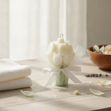 Bougie parfumée bouquet de tulipes - vue 3