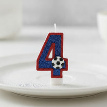 Bougie chiffre d'anniversaire football - vue 4