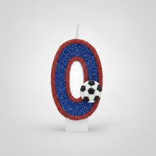 Bougie chiffre d'anniversaire football - vue 10